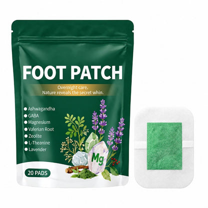 🌿🦶 Detox Voetpleisters met Bamboeazijn & Lavendel – 20 Stuks