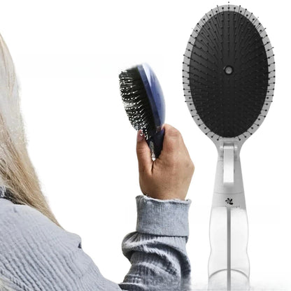 3-in-1 Spray Hair Brush – Detangling, Scalp Massage & Hair Care 💧