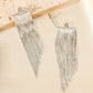 ✨ Long Tassel Statement Earrings – Bold Asymmetrical Drop Earrings