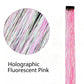 ✨ Colorful Laser Hair Tinsel BB Clips – Rainbow Metallic Hair Extensions