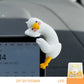 ✨Cute White Goose Car Dashboard Ornament – The Cutest Passenger in Your Car💕