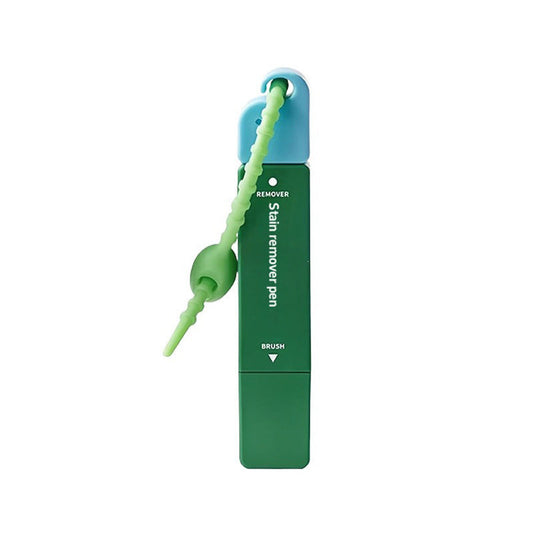☘️Caneta tira-nódoas de 12 ml – 2 em 1 com líquido de limpeza e escova, ideal para limpar em viagem 💦