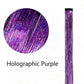 ✨ Colorful Laser Hair Tinsel BB Clips – Rainbow Metallic Hair Extensions