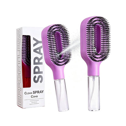 💦 Mist Detangling Hair Brush for Smooth & Frizz-Free Hair