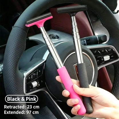 🚗✨ Extendable Car Mirror Wiper – Rain & Snow Glass Cleaning Tool