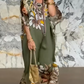 【🔥 Super low price today】Printed maxi dress