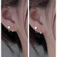 ✨ Minimalist Star & Heart S-Shaped Earrings Elegant Details That Make Every Look Shine