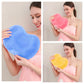 🦶 Silicone Foot Scrubber Mat – Hands-Free Foot Cleaning & Massage Shower Pad