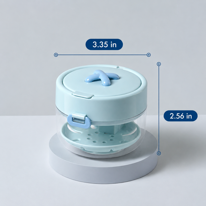 🦷 Portable Retainer Case with Cleaning Brush and Organized Storage ✨