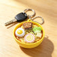 🍜✨ Ramen Fidget Sleutelhanger – Draaien & Drukken