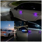 ☀️ Solar Car LED Warning Light – Rear Window Safety & Decorative Light