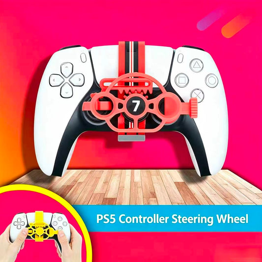 🎮 Mini Racing Wheel for PS5 Controller – Enhanced Driving & Racing Experience
