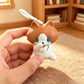 🐱✨ Funny Cat Pull-String Toy – Cute Plush Keychain & Bag Charm