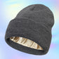 🧢✨ Gebreide Muts met Satijnen Voering – Warm & Beschermend