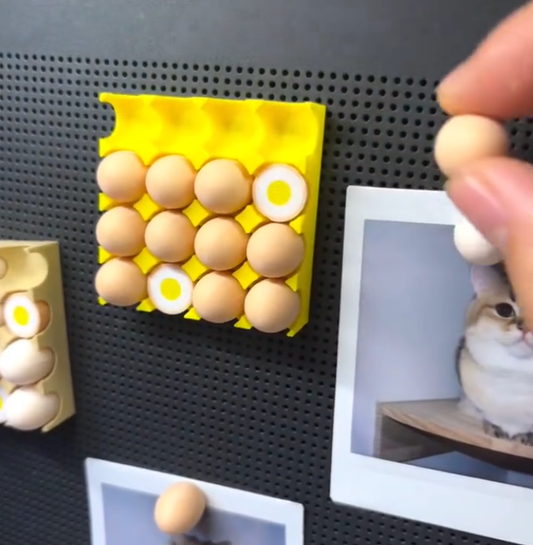 🥚 Koelkastmagneet 'Ei' 2026 🧲 Fotohouder & decoratie