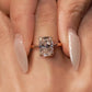 💍✨ 3-in-1 Sparkling Stackable Ring – Square Crystal Statement Ring