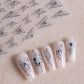 🦋 Hollow Butterfly Vein Nail Art Stickers Delicate Butterfly Details for Effortlessly Beautiful Nails