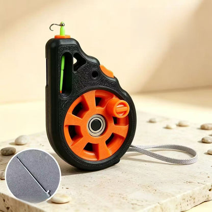 🎣Pocket Fishing Reel – Compact Rodless Fishing Tool