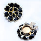 ✨ Elegant Rhinestone Flower Cuff Button for Shirt Collar & Clothing Decoration