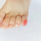 🦶 Silicone toe protectors to prevent friction ✨