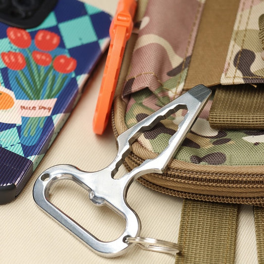 🔧🏕️ RVS EDC Multitool – Compacte Outdoor Tool