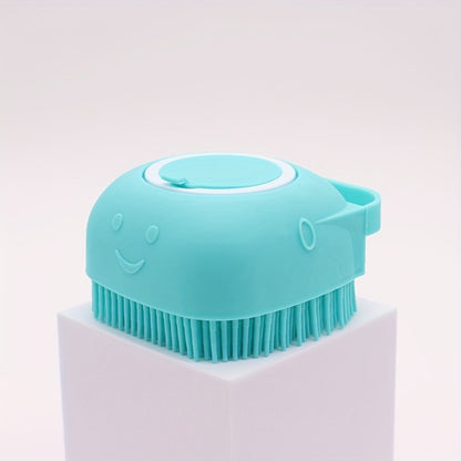 🛁 Silicone Shower Scrub Brush – Gentle Cleansing & Relaxing Massage