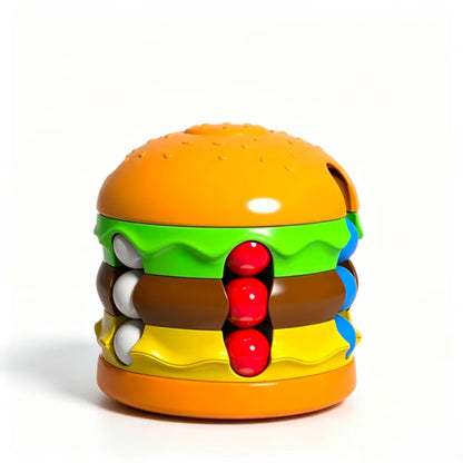 🍔✨ 360° Rotating Burger Fidget Toy – Fun Stress Relief & Brain Game
