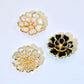 ✨ Elegant Rhinestone Flower Cuff Button for Shirt Collar & Clothing Decoration