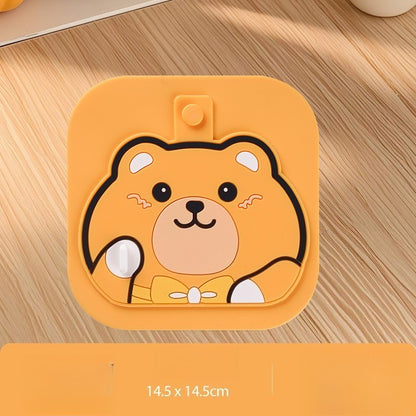 🐻🚿Cute Bear 2-in-1 Floor Drain Cover