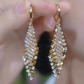 ✨ Sparkling Geometric Rhinestone Drop Earrings – Elegant Statement Earrings
