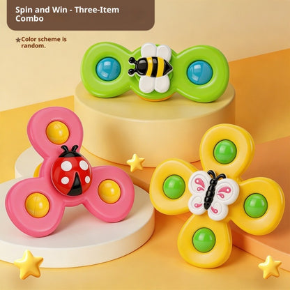 🌀 Baby Suction Cup Spinner Toy