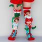🎄🧦 Grappige Kerstsokken met Elfjes – Unieke 3D Kerstaccessoires