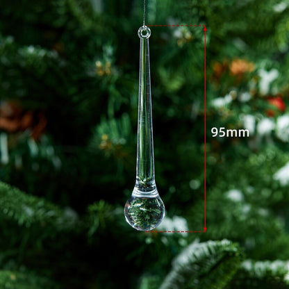 🎄✨ Transparante Kersthangers – IJspegels voor de Kerstboom