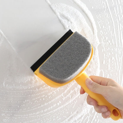 🧽 Escova de Banho 2 em 1 com Rodo – Limpeza e Secagem num Só Produto! 🚿✨