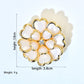 ✨ Elegant Rhinestone Flower Cuff Button for Shirt Collar & Clothing Decoration