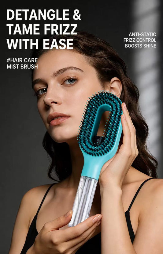 💦 Mist Detangling Hair Brush for Smooth & Frizz-Free Hair
