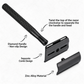 🪒 Vintage Safety Razor for Face & Full-Body Grooming