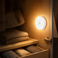 💡✨ Luz Noturna com Sensor de Movimento Magnético – Luz Quente ou Branca