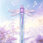 🪷✨ Dragonfly Wing Gel Pen – Cute Smooth Black Ink Pen for Students