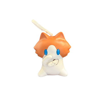 🐱✨ Funny Cat Pull-String Toy – Cute Plush Keychain & Bag Charm