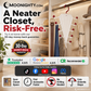🔥Multifunctional, double-sided V-shaped clothes hanger organizer👚