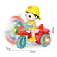 🏍️ Kids Electric Stunt Tricycle Toy with Lights Music and Spinning Fun
