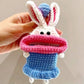 🌭 Cute "Sausage Lips" Car Key Cover — Hand-Knitted Fun Key Pouch 💕