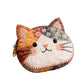 🐱💕 Schattig Patchwork Katten Portemonneetje – Kleurrijk, Compact & Praktisch! 🌈✨