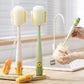 🧽✨ 5-in-1-reinigingsborstel voor glazen – Eenvoudige reiniging van glazen en flessen! 🥤💦