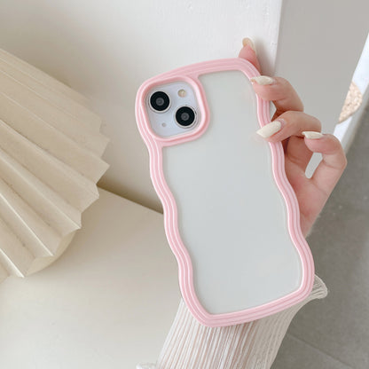 ✨📱Telefoonhoes met golvende rand