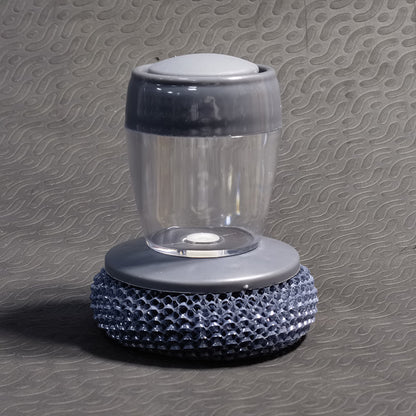 🧽✨ Press-to-Dispense Dish Brush – Soap Dispenser Scrubber