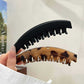 🖤✨ Retro Haarclip – Grote Banane Haarclip voor Opsteekkapsels