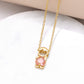 ❤️ Gold-Plated Heart Zircon Pendant Necklace – A Little Sparkle, A Lot of Meaning✨