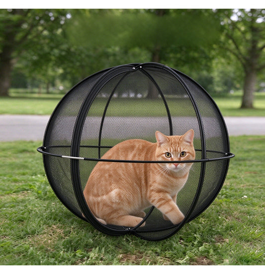 🐱 Draagbare Kattenren – Veilig en Comfortabel Buiten Genieten! 🌿☀️